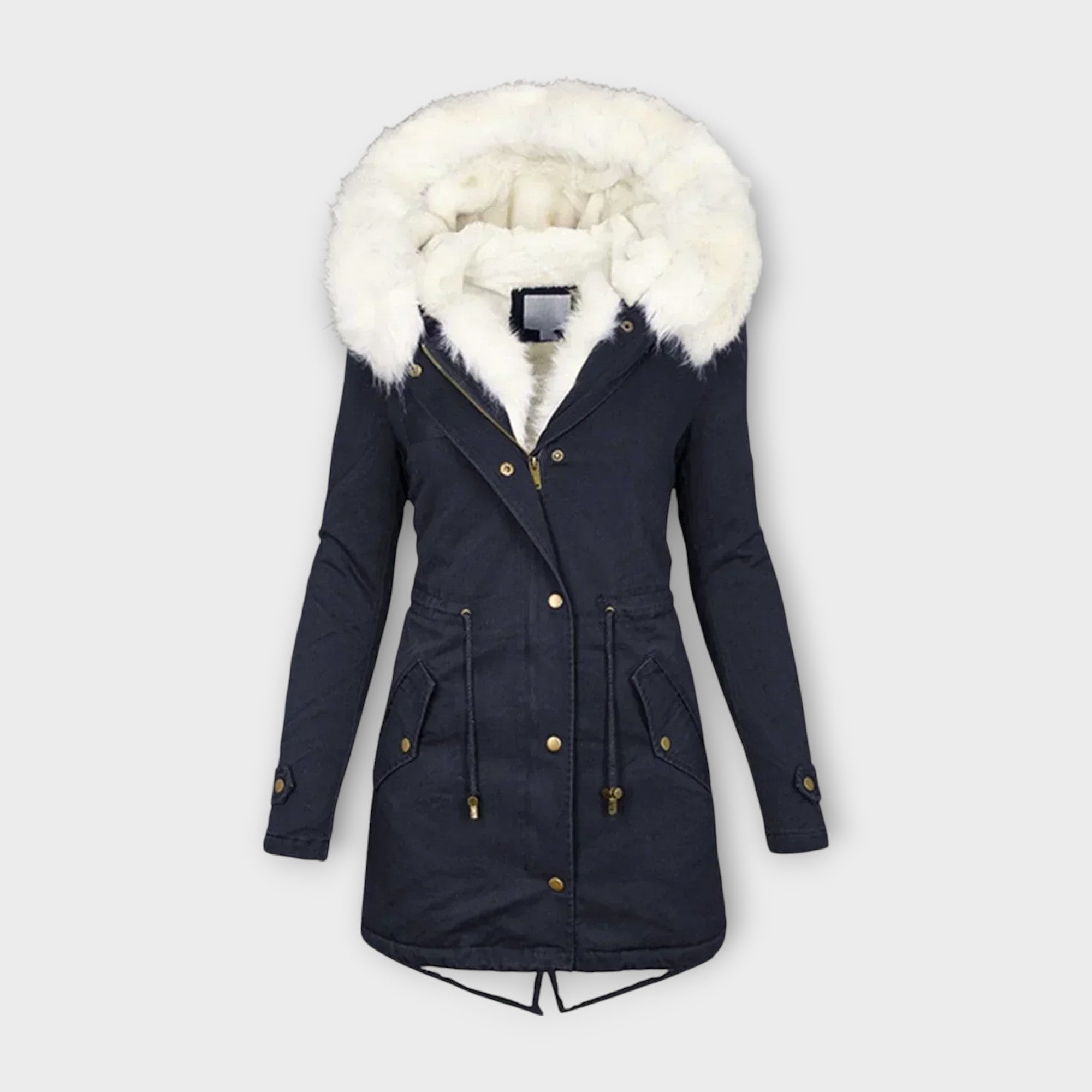Eline Abrigo de Invierno Impermeable con Forro de Piel