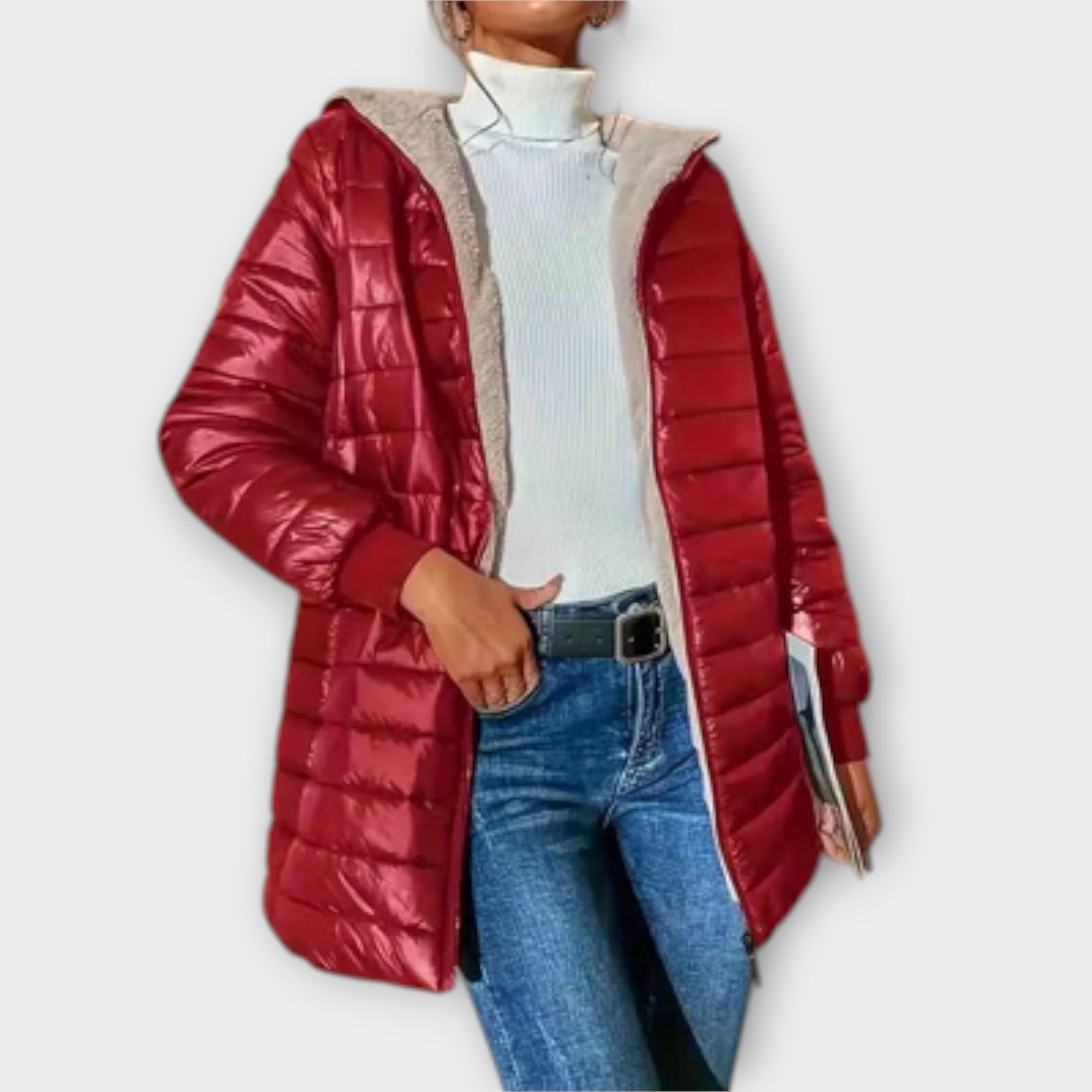 Eline Chaqueta Invierno Casual Mujer Corte Relajado