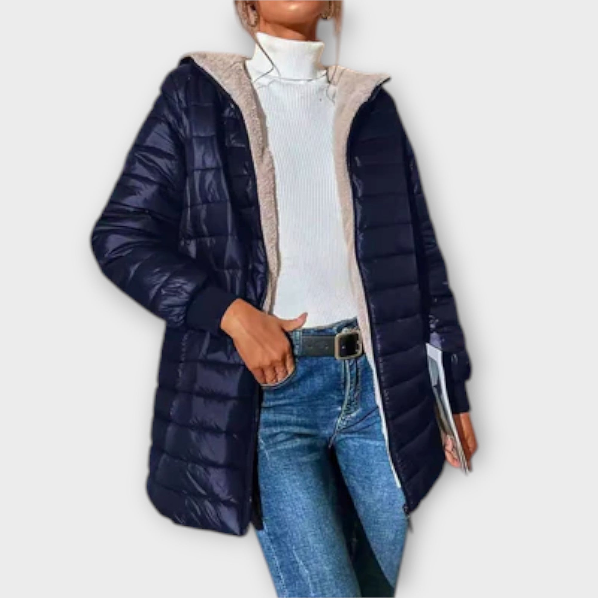 Eline Chaqueta Invierno Casual Mujer Corte Relajado