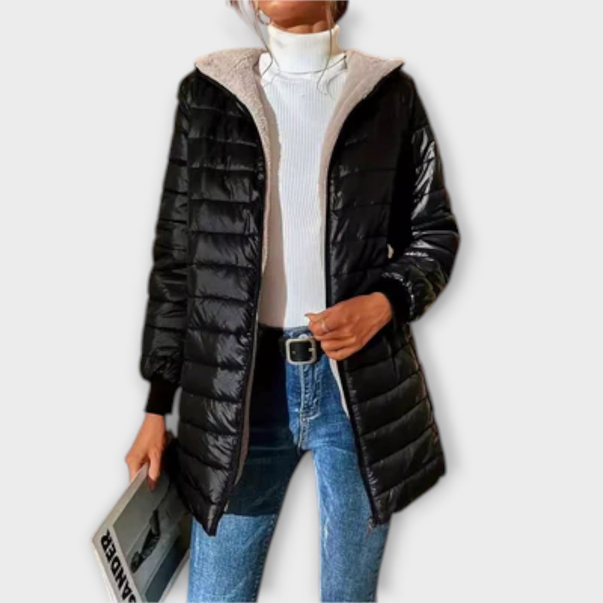 Eline Chaqueta Invierno Casual Mujer Corte Relajado